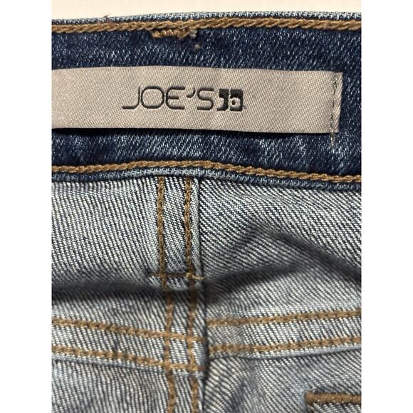 Joe's Jeans Women's 31 Mid Rise Ziggy Frayed Hem Straight Ankle Streetwear Urban - Picture 3 of 8